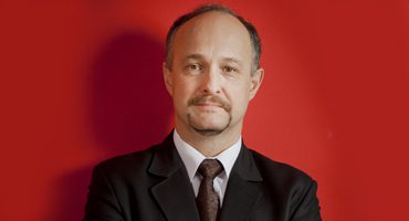 mężczyzna, fotografia, portret, czerwony