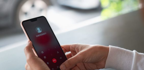 telefon, numer alarmowy, fotografia