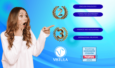 Success of Vistula University in the Perspektywy University Ranking 2025 – Our Degree Programs Among the Best Once Again!