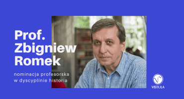Dr hab. Zbigniew Ryszard Romek z tytułem profesora nauk humanistycznych