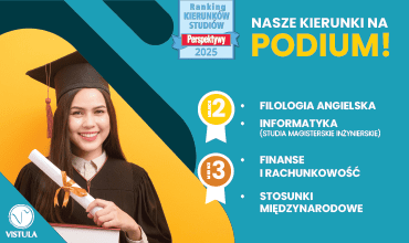 Sukces Akademii Finansów i Biznesu Vistula w rankingu Perspektywy 2025 – nasze kierunki znów w czołówce!