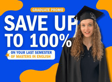 Special promotion for graduates up to 100% discount!