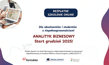 Bezpłatne szkolenie „Analityk biznesowy” i płatne staże dla absolwentów z niepełnosprawnościami