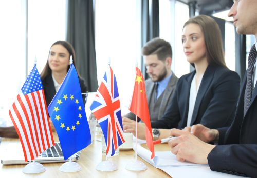 Stosunki międzynarodowe - spotkanie biznesowe