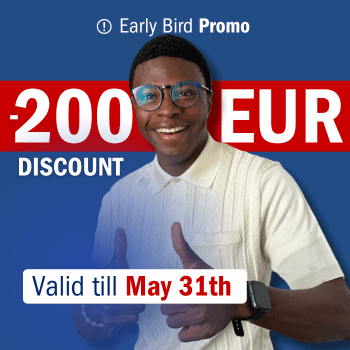 Early Bird 2026/2027: Discount for the 1st Year of Studies Starting in Fall 2026!