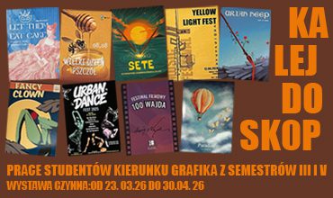 „Kalejdoskop” – wystawa prac studentów Wydziału Grafiki na Vistuli