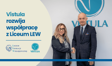 Uczelnia Vistula podpisała porozumienie o współpracy z Liceum Edukacji Wielojęzycznej (LEW)