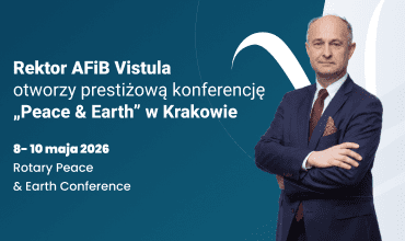 Rektor AFiB Vistula otworzy międzynarodową konferencję „Peace & Earth” w Krakowie