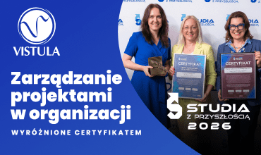 Kierunki AFiB Vistula nagrodzone w konkursie „Studia z Przyszłością 2026”