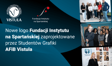 Studenci Grafiki AFiB Vistula zaprojektowali nowe logo Fundacji Instytutu na Spartańskiej