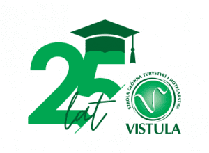 Logo Szkoły Głównej Turystyki i Hotelarstwa Vistula
