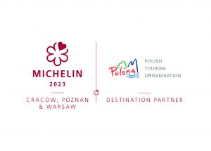 Logo Michelin 2023 oraz Polish Tourism Organizsation