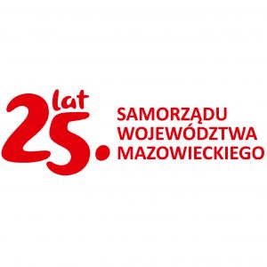 Logo "25 lat Samorządu Województwa Mazowieckiego"
